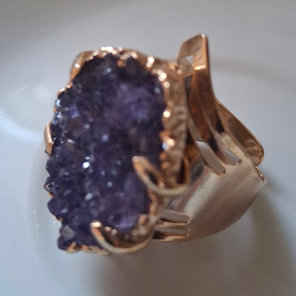 Purple Amethyst Ring